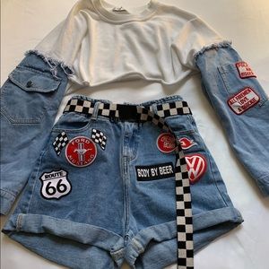 Handmade denim set